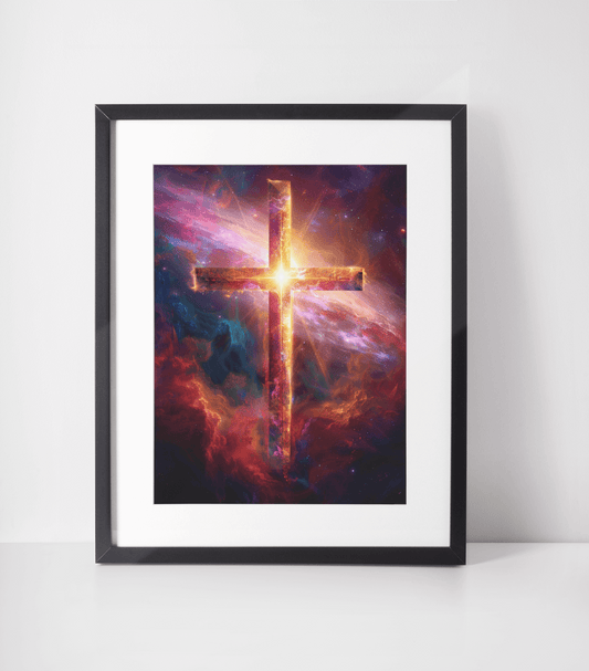 Affiche Encadrée La Croix Cosmique