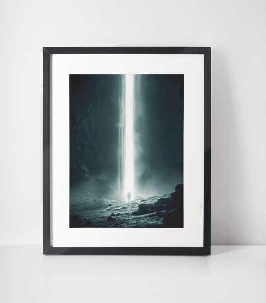 Affiche Encadrée Le Faisceau Divin