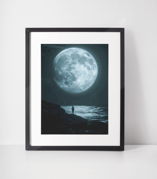 Affiche Encadrée L'Esprit sur les Eaux