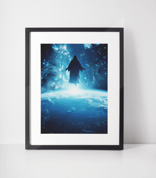 Affiche Encadrée Le Regard du Christ