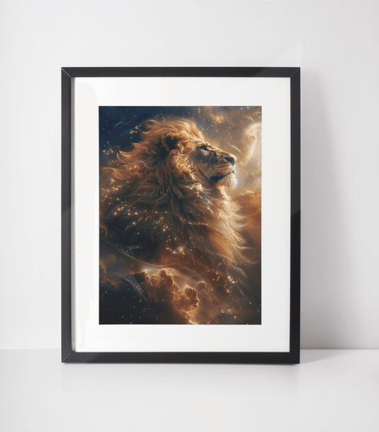 Affiche Encadrée Le Lion de Juda