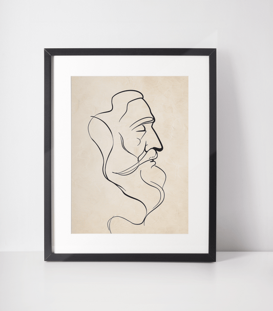 Affiche Encadrée Abraham