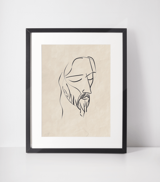 Affiche Encadrée Jésus