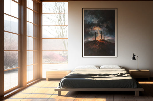 Affiche Encadrée La Crucifixion