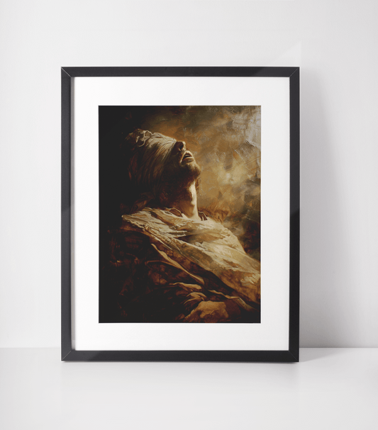 Affiche Encadrée Résurrection de Lazare
